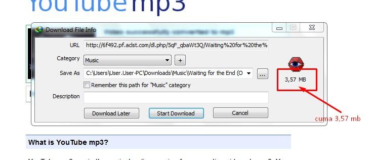 Download mp3 dari YouTube ? bisa !