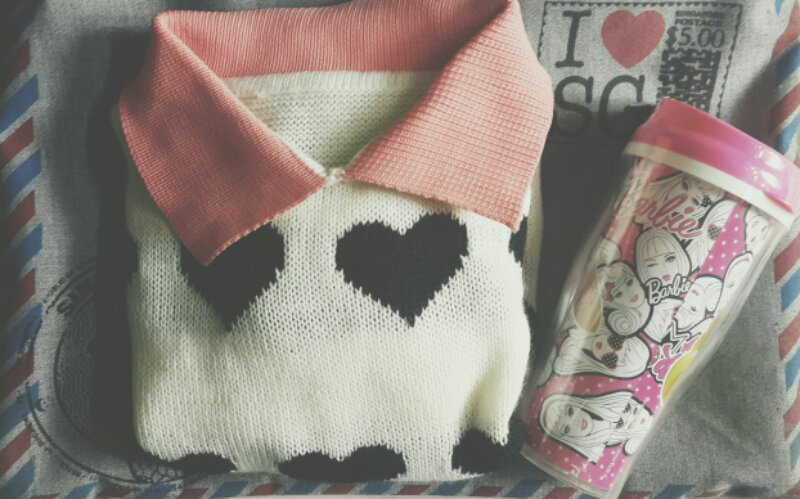 sweater love dots + tumblr barbie