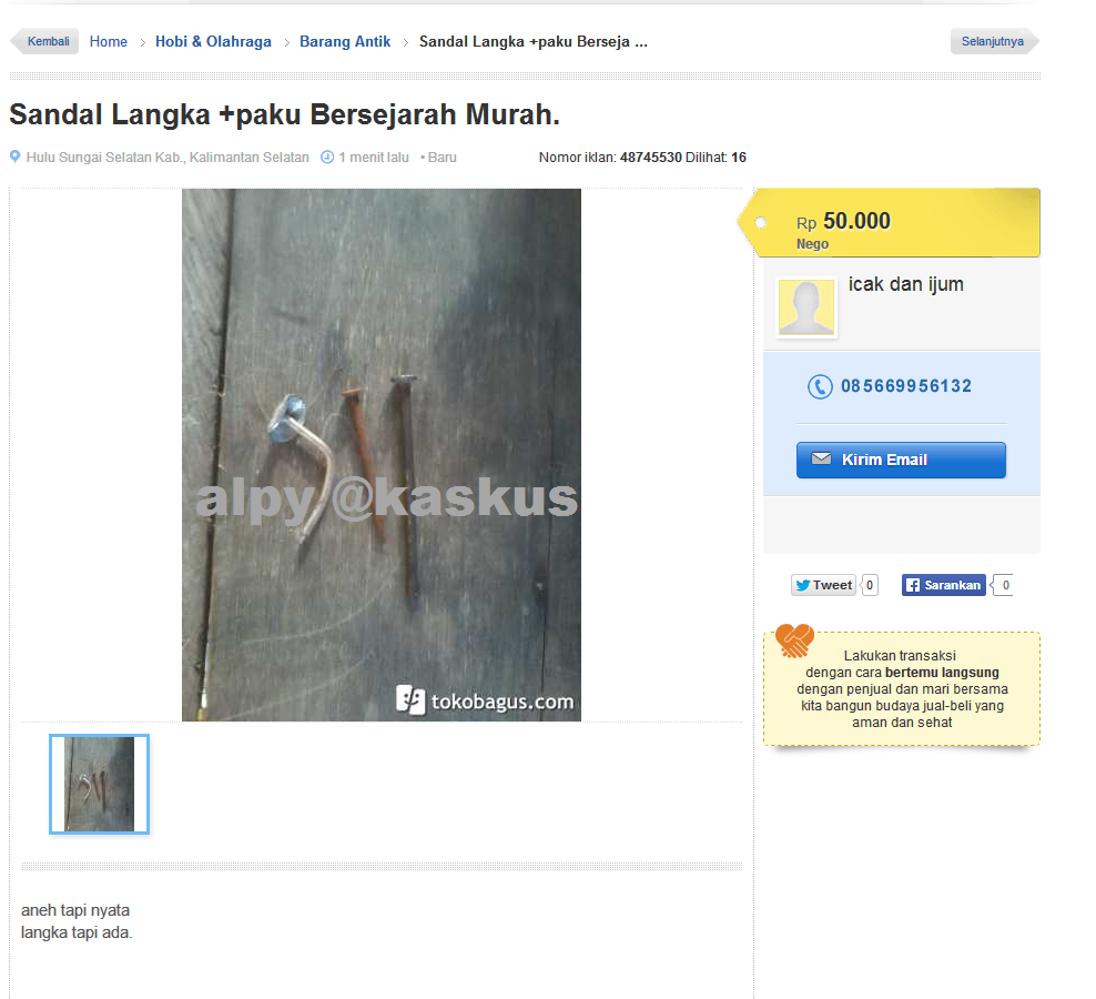 Tokobag*s Mulai Konyol Lagi Gan , Ngakak !!!