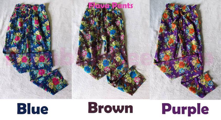 -- Celana Floral --