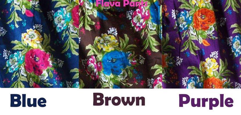 -- Celana Floral --