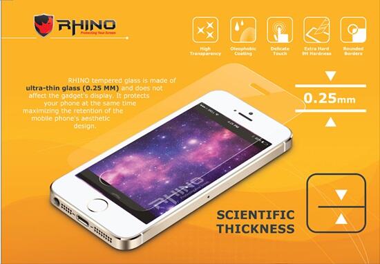 Tempered Glass RHINO Screen Protector | Anti Gores u/ Iphone, Samsung, Ipad MERAPAT