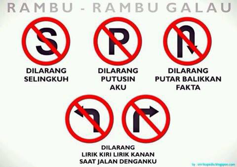 Rambu-Rambu Galau :ngakak