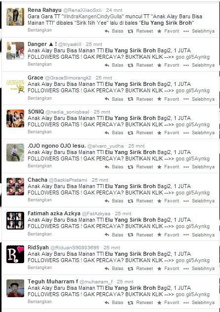 ini nih penyebab tranding topic twitter di Indonesia gak jelas 