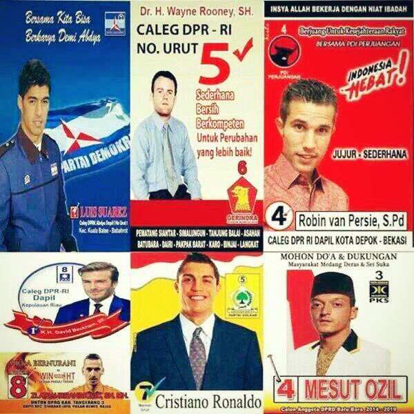 Mana caleg pilihan agan (Ngakak)