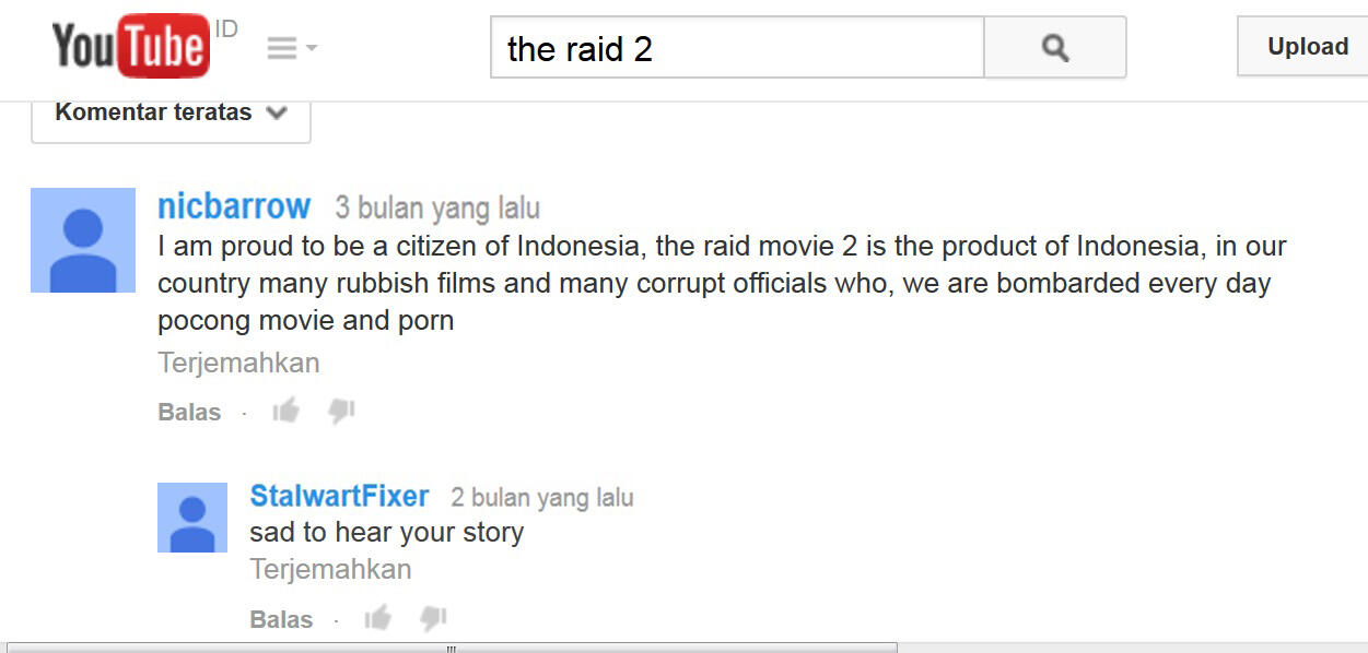 Penonton fanatik the raid 2 brandal NORAX,setuju?