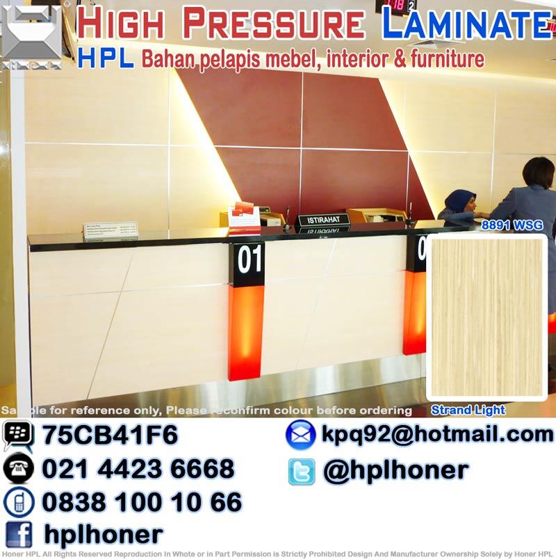 HIGH PRESSURE LAMINATE HPL