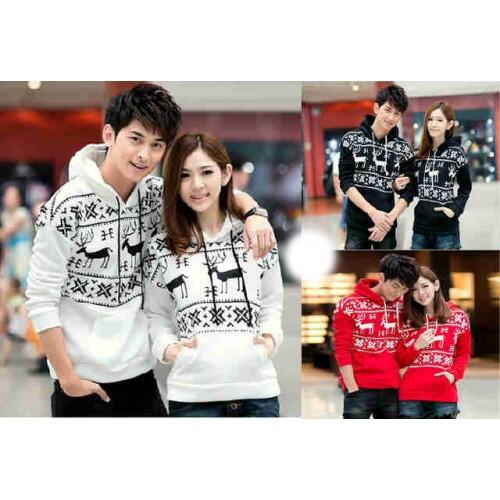 Jumper Rusa Baju Kaos Couple Pasangan Modis Koleksi Terbaru