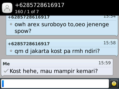 &#91;NGAKAK&#93; Ada orang iseng lewat sms, isengin balik ahh.. +pic