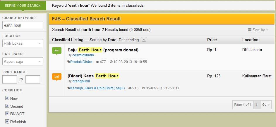 Perubahan Tempat-Tempat di Dunia (Earth Hour 2014 Effect)