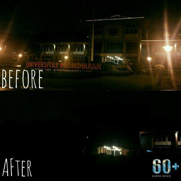 Perubahan Tempat-Tempat di Dunia (Earth Hour 2014 Effect)