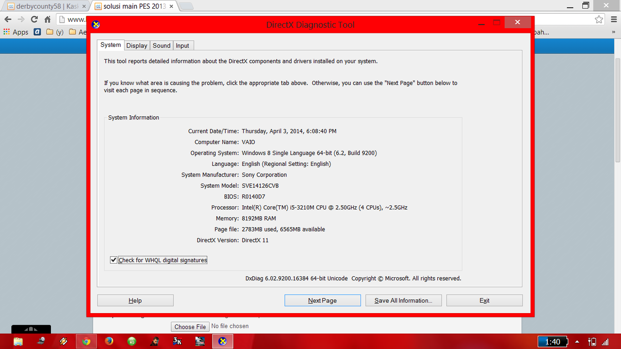 &#91;HELP!&#93; solusi main PES 2013 