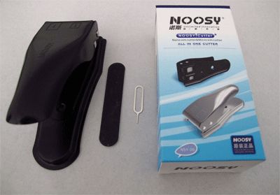 Noosy Nano Micro Sim Cutter 3in1 Function Original Adapter Tool Kit Pemotong Kartu