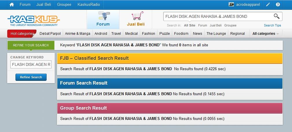 FLASH DISK AGEN RAHASIA &amp; JAMES BOND