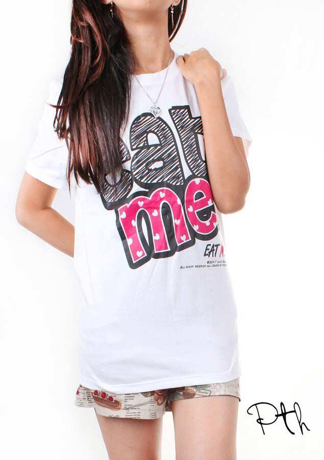Eat Me (Kaos Katun Combed) nyaman dan Trendi