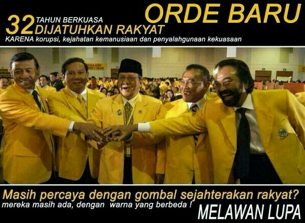Indahnya kebersamaan - bersatu kita teguh, bercerai kita bikin partai