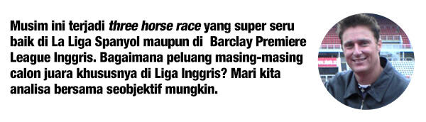 Three Dark Horse EPL, siapa yg lebih unggul?