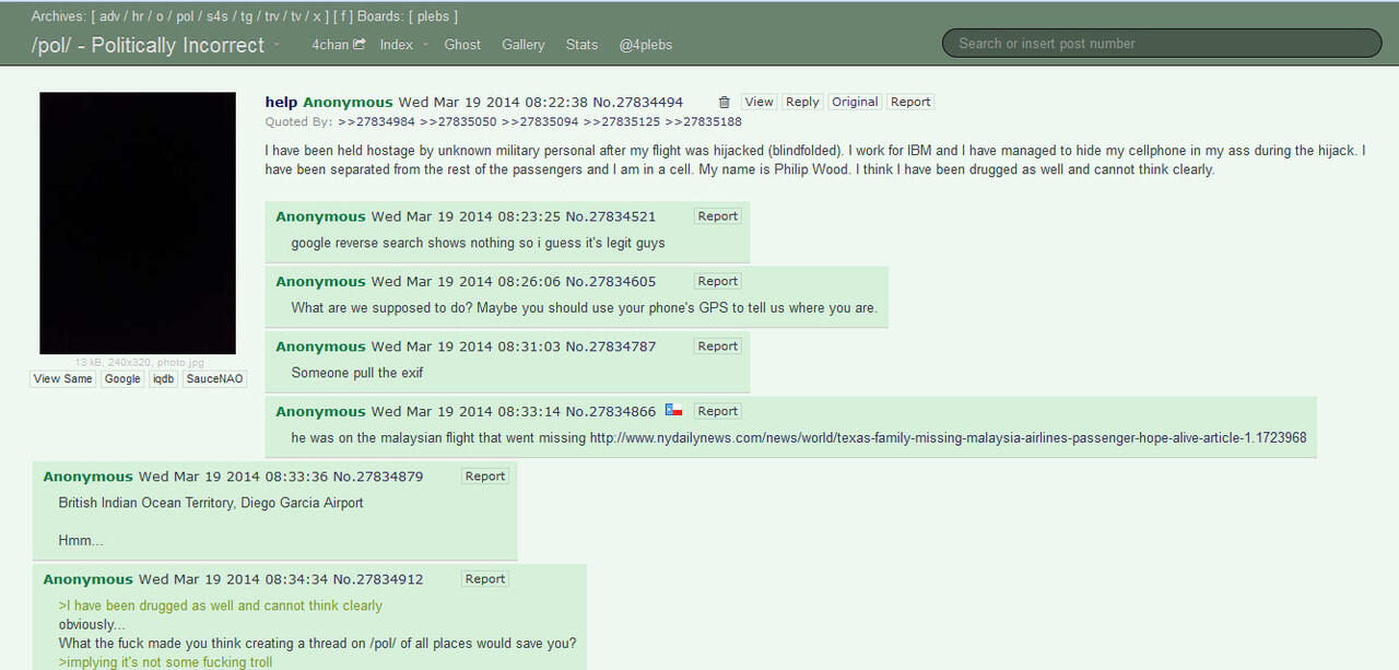 Wowwhh Penumpang Pesawat MH370 Masih Update Status dan Upload Foto