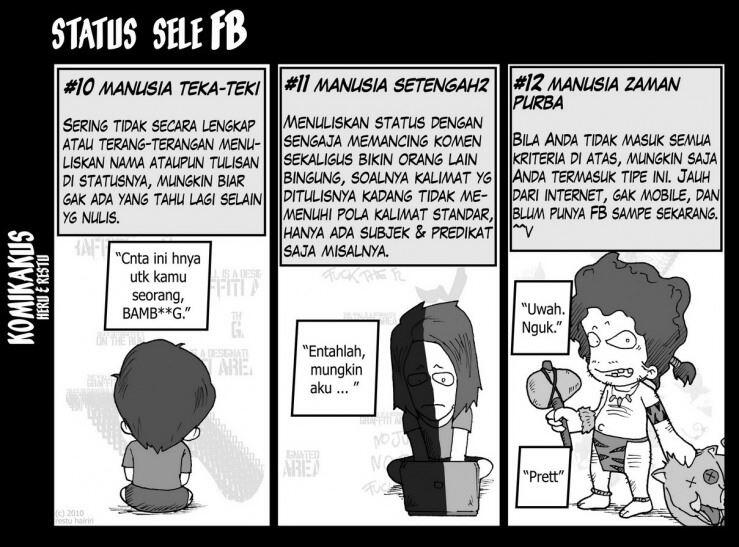 Tipe-tipe orang Berdasarkan Update Status di Facebook