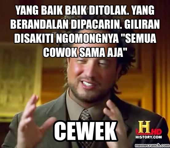 Jawaban cewe yg membingungkan 