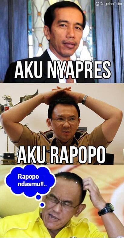 Meme Jokowi 4 Presiden 