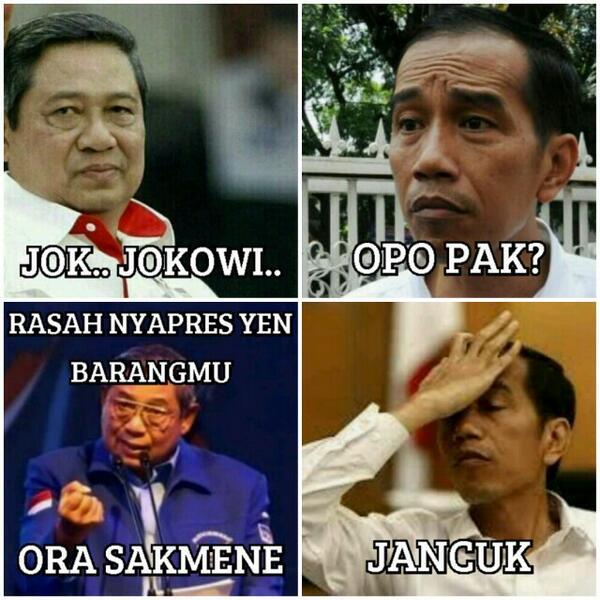 Meme Jokowi 4 Presiden 