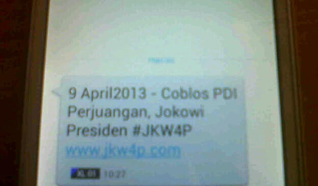 [Spam Dibilang Kreatif] Gagal Ngeles, Ini Penjelasan PDIP Soal SMS Coblos Jokowi