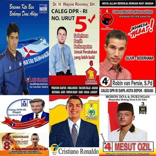 pemain bola pun mendadak caleg :p