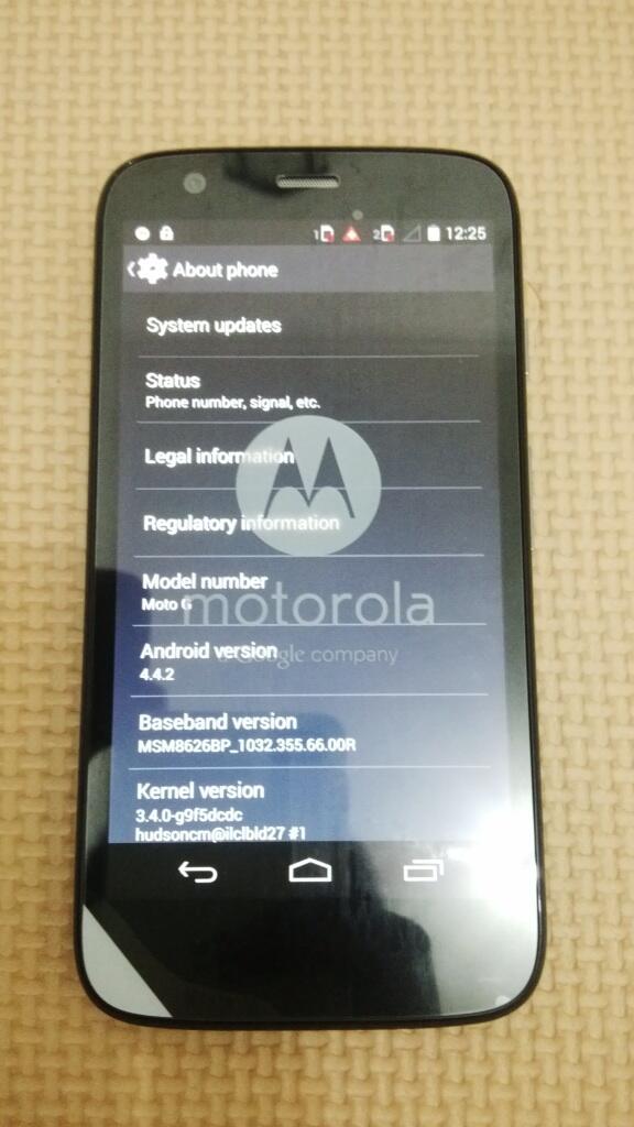 Motorola Moto G Black, dual SIM