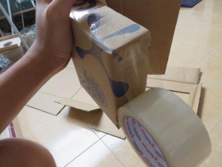 bikin box kardus bekas serba guna yuk gan