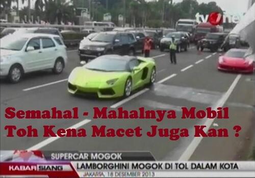 Ini Gambar Bisa Bikin Pemilik SuperCar Indonesia Terguncang Hebat Gan, Banting Lambo.