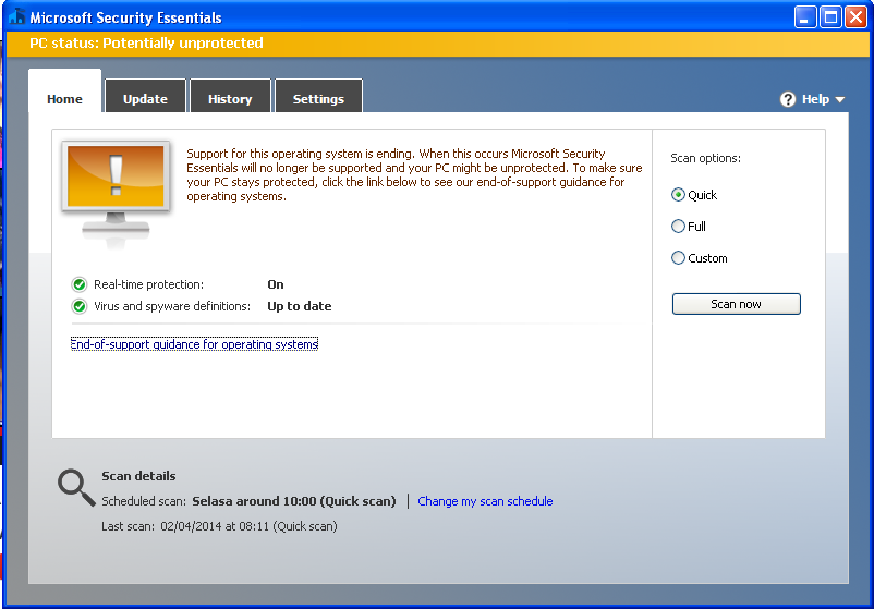 Countdown Support Windows XP