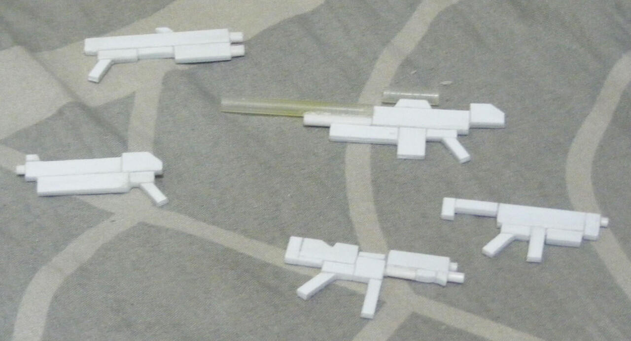 SB plaplate weapon set #1 for 1/144 gunpla