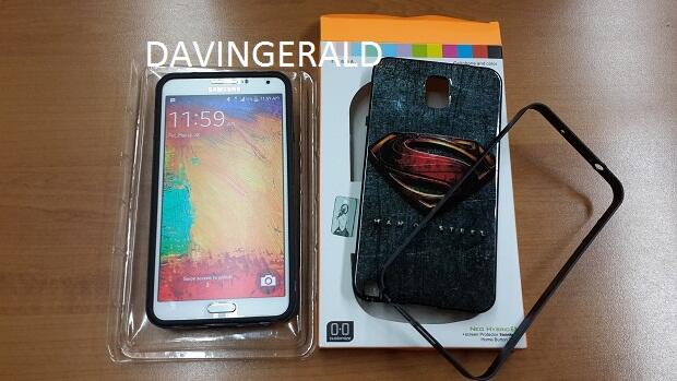 Dijual santai "Leather Case Samsung Note 3 Man Of Steel"