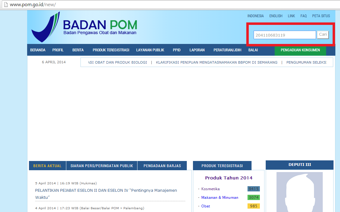 Cara Mengecek No BPOM Asli Suatu Produk