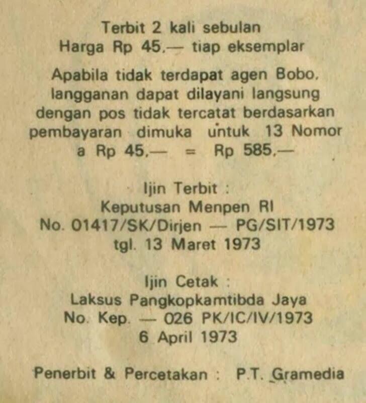 Koleksi Tempo Doloe BOBO Thn 70an (with pict)