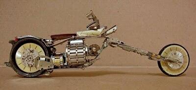 Desain Motor yang Terbuat dari Jam Tangan Bekas 