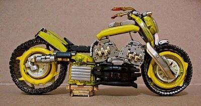 Desain Motor yang Terbuat dari Jam Tangan Bekas 
