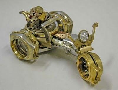 Desain Motor yang Terbuat dari Jam Tangan Bekas 