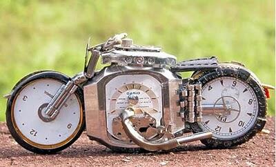 Desain Motor yang Terbuat dari Jam Tangan Bekas 