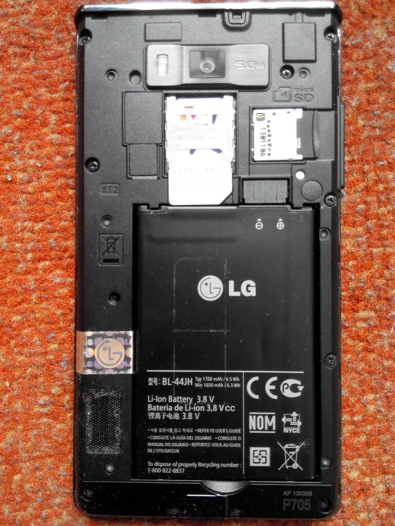 WTS : PAHE 2nd MULUS!! LG L7 (P705) & Blackberry Onyx 2 (9780)