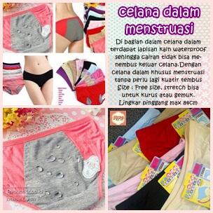 CELANA DALAM MENSTRUASI