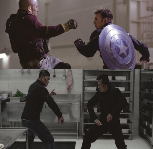 Adegan Baku Hantam Captain America The Winter Soldier Terinspirasi The Raid 2 : Beran