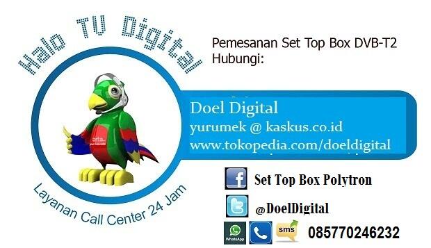 Set Top Box (STB) SKYBOX DVB-T2 -> COD Tangerang, Tangsel, Jaksel & Jakbar