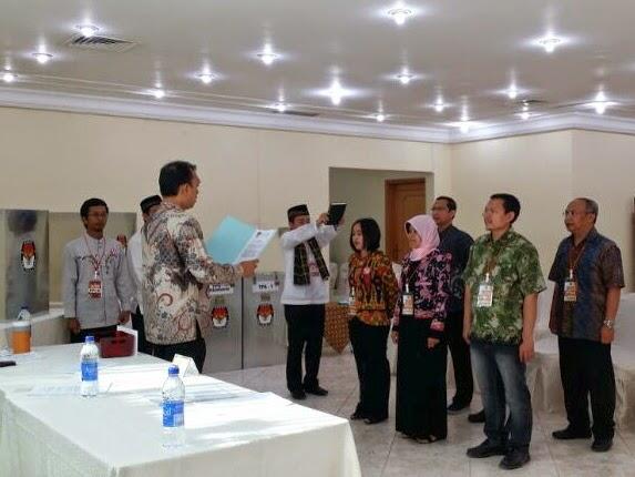 Suasana Pelaksanaan Pemilu Warga Indonesia diberbagai Negara 