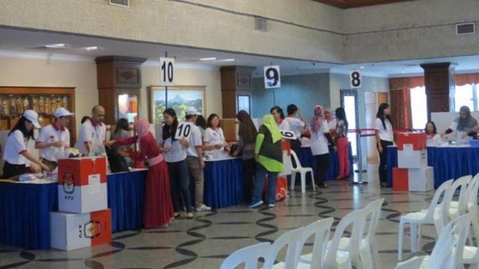 Suasana Pelaksanaan Pemilu Warga Indonesia diberbagai Negara