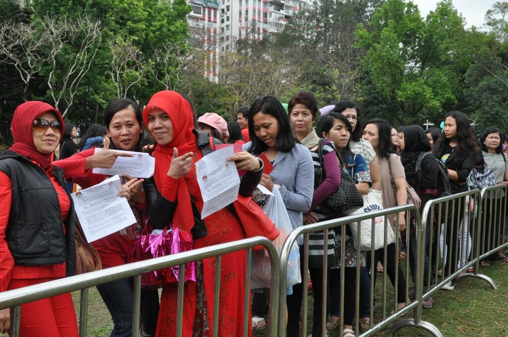 Suasana Pelaksanaan Pemilu Warga Indonesia diberbagai Negara
