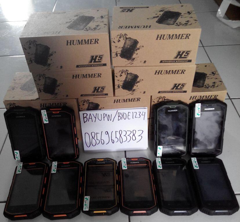 handphone (HP) Hummer H5 IP68 Militer / Petualang Tahan Debu Air Benturan