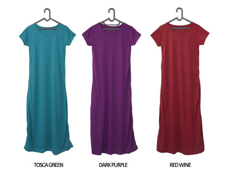 KOREAN LONG DRESS & SHORT DRESS bahan katun SPANDEX HARGA PABRIK!