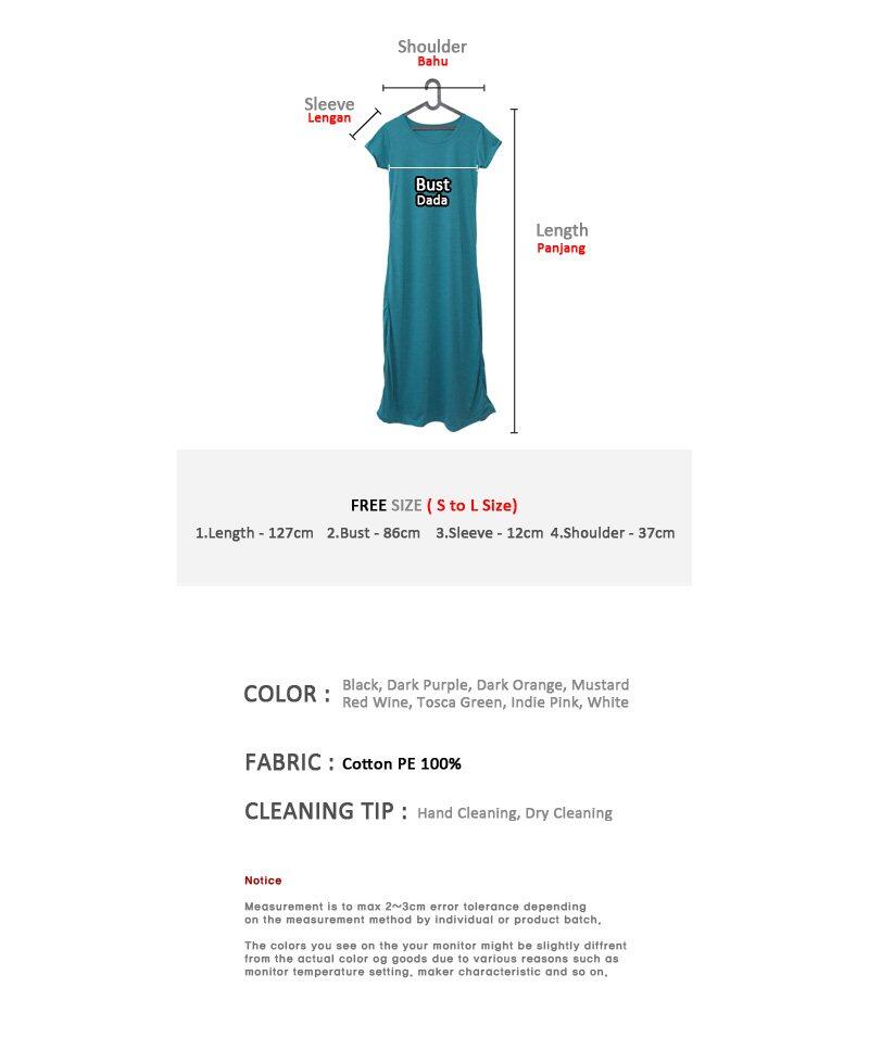 KOREAN LONG DRESS & SHORT DRESS bahan katun SPANDEX HARGA PABRIK!